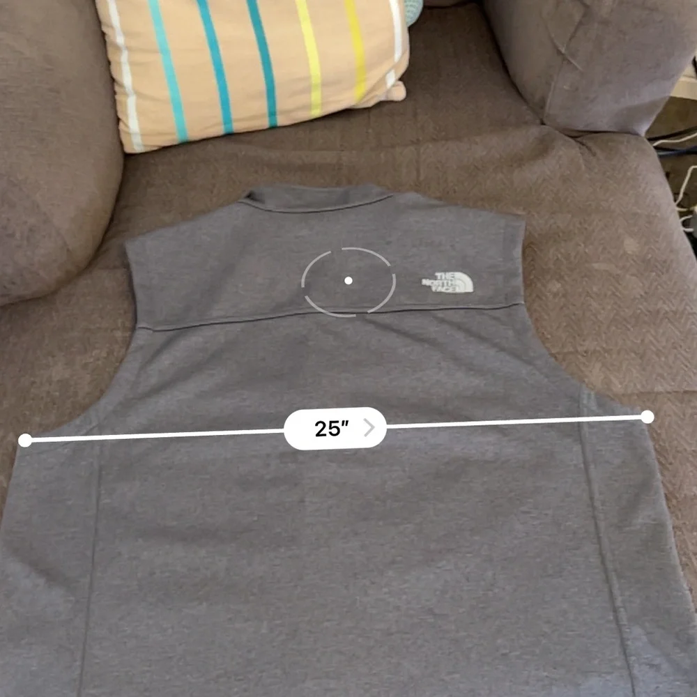 The North Face Men’s Gray‎ Full Zip Vest Size XL